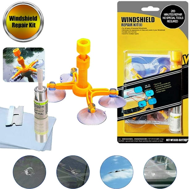Windshield Chip Repair Kit, Car Windshield Repair Kit for Repairing Auto Glasses Windshield