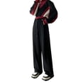 thumbnail image 1 of Pantalones deportivos de Yoga Gibobby de terciopelo de cintura alta color negro M, 1 of 4