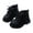Black, variant on Toddler Non Slip Ankle Boots Boys Girls Fashion Lace Up Mid Calf Combat Booties for Kids
