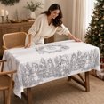 thumbnail image 3 of MMJ Christmas Coloring Table Cover DIY Activity Tablecloth, Washable Protective Cover for Holiday Party Table Christmas Decor 40x60in, 3 of 7