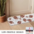 thumbnail image 3 of Football Star White Pattern Washable Non Slip Indoor Door Mat, Decorative Entry Rug for Entrance, Bedroom, Kitchen, Bathroom, 16"x47", 3 of 6