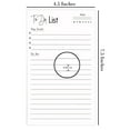 thumbnail image 3 of Inkdotpot Daily Planner List Pad Notepads Memo Pad, Undated To-Do List Tear Off pad - 4.5 x 7.5 Inches (50 Sheets) Organizer- Scheduler- Organize Tasks- Lists, 3 of 7
