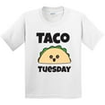 thumbnail image 3 of Inktastic Kawaii Taco Tuesday Youth T-Shirt, 3 of 5