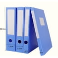 thumbnail image 2 of Yazoeia Storage File Boxes Plastic Archives Cases, File Folder Organizer Document Storage Filing Box for Office,Blue,7.5CM CJC912-143189, 2 of 5