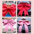 thumbnail image 4 of Extra Large Pink Bow DIY Giant Decorative Bow For Car Wedding Valentine Anniversary Gift Decoration, 4 of 9