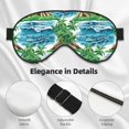 thumbnail image 4 of Naloa Hawaii Palms Print Sleep Mask for Sleeper, Light Blocking Sleeping Eye Mask for Women Men, Eye Shade with Adjustable Strap for Travel, Nap,Meditation, 4 of 7