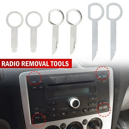 

6pcs Car Auto Iron Audio Radio Stereo Release Removal Tools Key Kits Accessories