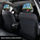thumbnail image 3 of Bosque Mágico Súper Feliz Funda Protectora Universal para Reposacabezas de Coche, Funda Elástica para Reposacabezas de Asiento de Auto, Funda de Tela Antipolvo, Accesorios de Interior 2 Piezas, 3 of 6