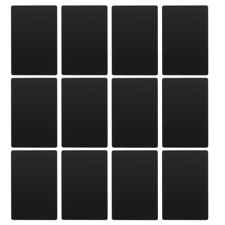 UPGRATOR Aluminium Business Cards Black Matte 100Pcs