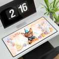 thumbnail image 3 of Watercolor Abyssinian Happy Birthday Celebration Balloons Gift Party Desk Mat Full Keyboard Mouse Pad Cat Lover Kitten Owner Gifts Large Mousepad - 00028, 3 of 5