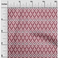 thumbnail image 1 of oneOone Cotton Poplin Fabric Ogee Ikat Print Fabric By The Yard 42 Inch Wide, 1 of 4