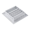 thumbnail image 1 of SPRING Couverture de Ventilation à Double Couche Réglable en Alliage d'Aluminium pour Flux d'Air Optimal 100*100cm, 1 of 9
