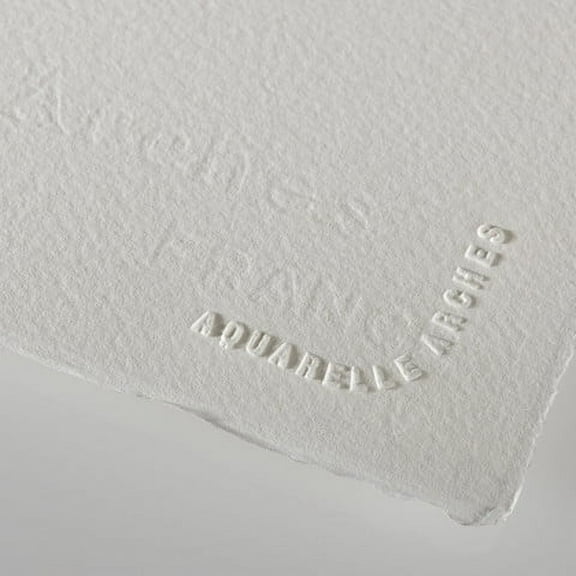 Arches Bright White Watercolor Paper - 22" x 30",140 lb, Pkg of 3 Sheets
