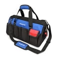 thumbnail image 1 of Bolsa para herramientas WORKPRO cierre en la parte superior boca ancha 45 cm con correa para el, 1 of 9