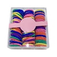 thumbnail image 1 of Élastiques à Cheveux pour Enfants - 100 Pcs Bandes Extensibles pour Queue de Cheval pour Filles, 1 of 10