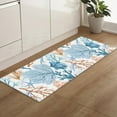 thumbnail image 2 of Hallway Runner Rug, Coral Starfish Summer Sea Ocean Blue,Soft Non Slip Entry Mat Washable Kitchen Area Carpet for Bathroom,Bedroom,Living Room,1 Piece, 15.7x47.2 Inch, 2 of 6