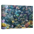 thumbnail image 4 of Masterpiece Art Gallery Underwater Colors II Fish Assortment by Studio Arts Canvas Art Print, 4 of 4