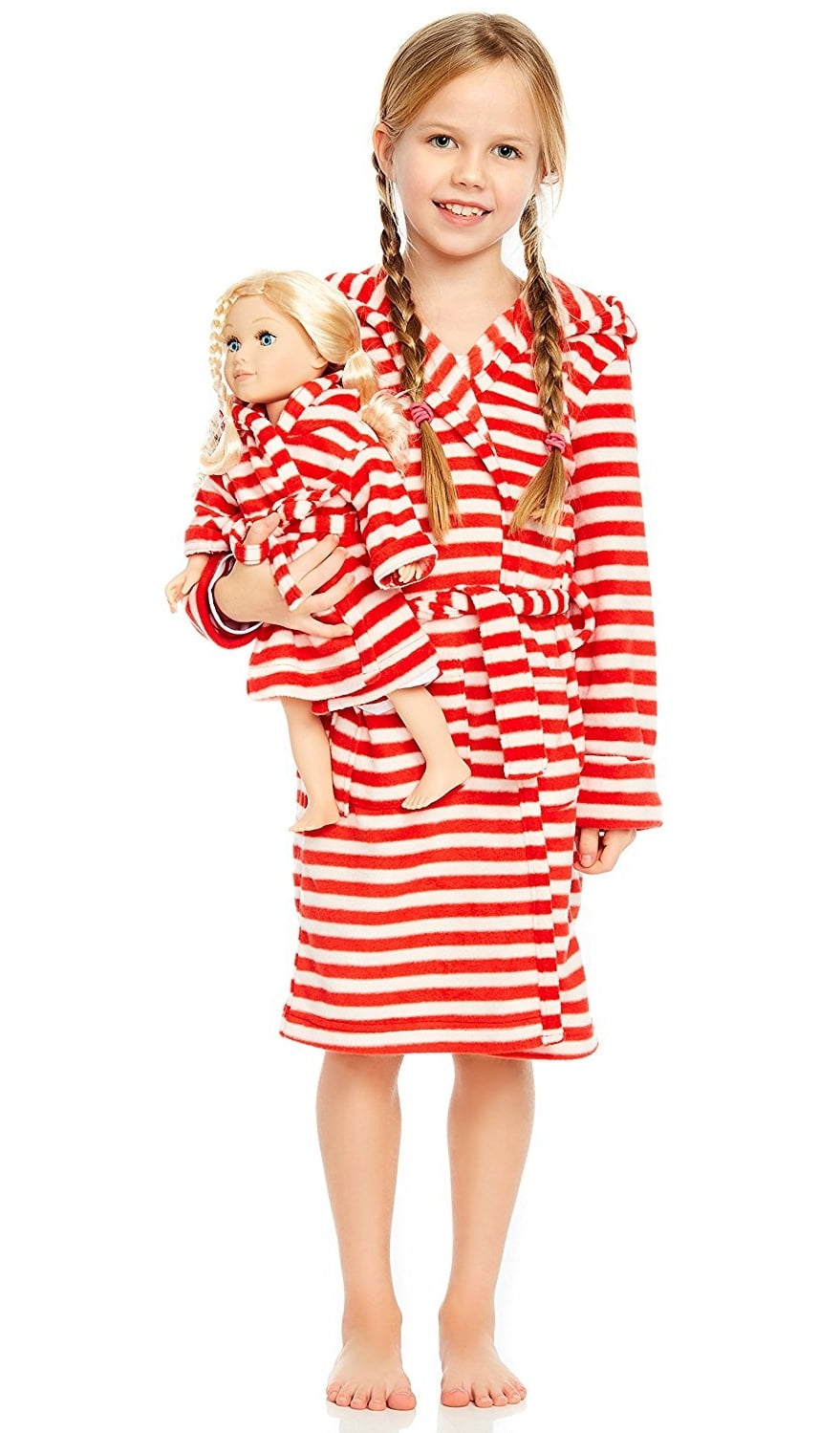 Robe for Girls Unicorn Bathrobe Matching Doll /& Girls