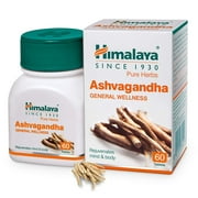 Himalaya Ashvagandha - General Wellness 60 Tablets Stress Relief Rejuvenates Mind & Body