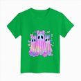 thumbnail image 5 of HCNTES Toddler Baby Girl Halloween Shirt Cute Ghost Pumpkin T-Shirt for Kids Short Sleeve Tee Fall Tops, 5 of 5