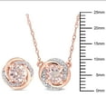 thumbnail image 4 of Everly Women's Morganite 10k Rose Gold Jewelry Set, 4 of 8