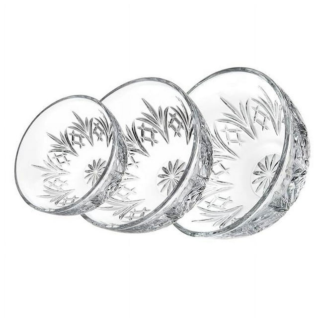 Godinger 26399 3.75 & 5 & 6 in. Dublin Bowl - 3 Piece