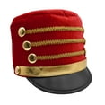 thumbnail image 3 of Nicky Bigs Novelties Adult Toy Soldier Set - Drummer Boy Hat Shoulder Epaulettes Costume Accessory Kit, Red, One Size, 3 of 5