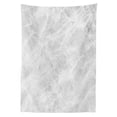 thumbnail image 3 of Ambesonne Marble Print Tablecloth Rectangular Table Cover, Pastel Onyx Effects, 52"x70", Pale Grey White, 3 of 4