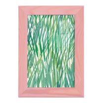 Just Grass I - Framed Print w/glass - Sunset Pink