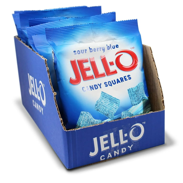 Morris National Inc JELL-O™ Sour Candy Squares | Sour Berry Blue