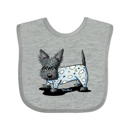 

Inktastic Scottie In PJs Gift Baby Boy or Baby Girl Bib