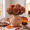 thumbnail image 2 of My Texas House Fall Faux Hydrangea Stem, Brown, 20", 2 of 4