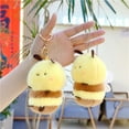 thumbnail image 3 of KUFptva Bees Plush Keyring Soft Stuffed Animal Keychain Accessory Bag Decoration for Everyday Use Children Birthday, 3 of 7