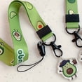 thumbnail image 4 of Single Cartoon Avocado Pattern Detachable Long Rope Hanging Strap Student School Card Document Hanging Rope, 4 of 5