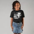 thumbnail image 2 of Free At Last Dr Martin Luther King Jr Quote Youth T-shirt, Youth S, Black, 2 of 6