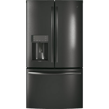 GE Appliances PFE28KBLTS 36 Inch French Door Refrigerator Black Stainless Steel