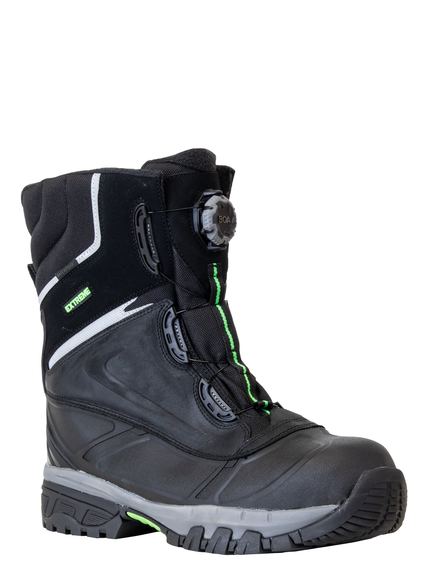work boots with boa lacing system