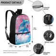 thumbnail image 3 of Jeiento Dolphin Backpack for Girls Middle School Bag and Lunch Bag Set Pencil Case 3 In 1 Elementary Preschool Students Bookbag Back Packs Pink Kids Child Daypack Back To School Rucksack Satchel, 3 of 7