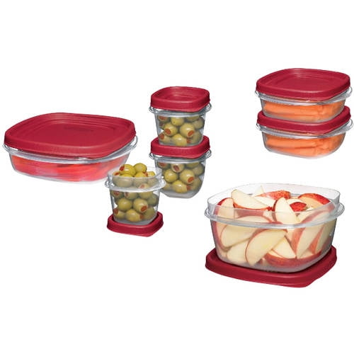 Red 28-Piece Set Details about   NEW in Box Rubbermaid Easy Find Lids Food Storage Containers
