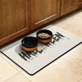 thumbnail image 3 of Pumpkin Spooky Pet Food Mat Happy Halloween Pumpkin Ghost Absorbent Water Non-Skid 17x30 Inch Dog Bowl Mat Pet Feeding Mat EcoFriendly Durable Pet Placemat, 3 of 7