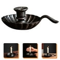 thumbnail image 4 of Candelador de una sola cabeza de metal Candelador de velas Vintage Vintage, 4 of 6