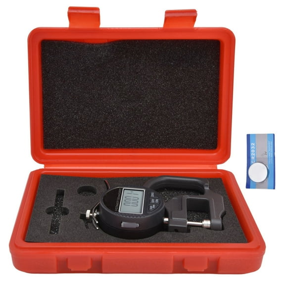 Electronic Thickness Gauge,Electronic Thickness Gauge Portable Digital Micrometer Thickness Meter Micrometer Thickness Gauge Sturdy Construction