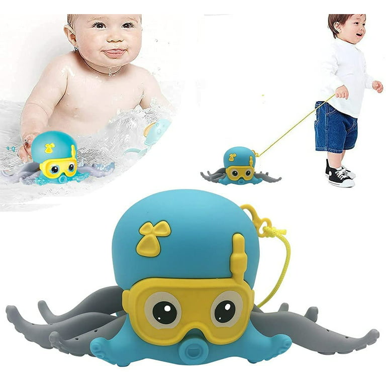 Octopus Bath Toys Cute Walking Octopus Bath Toys for Kids Ages 4-8
