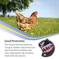 thumbnail image 4 of Methold Casco para mascotas, loros, sombreros, disfraces ajustables, accesorios, Protector, cascos para aves de corral, pollo, pájaro, pato Juguetes para pájaros tiburón Methold PT003691-13, 4 of 6