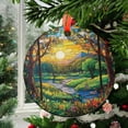 thumbnail image 2 of Sunset River Scene Window Ornament Style, Suncatcher Window Hangings, Wall Hanger, Forest Suncatcher Gift For Home Decoration, 2025, Holiday 2025, Seasonal Holiday Decor, Holiday, 2 of 5
