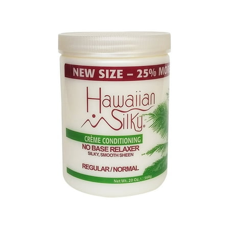 Hawaiian Silky- Creme Conditioning No Base Relaxer Regular 20oz