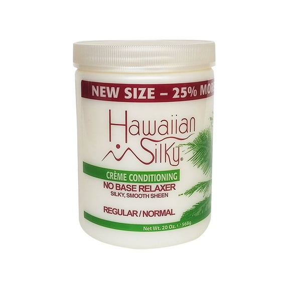 Hawaiian Silky- Creme Conditioning No Base Relaxer Regular 20oz