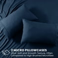 thumbnail image 4 of Sheet Set King - Microfiber 4 Piece Bed Sheet Set with 16-Inch Deep Pocket - Easy Care Wrinkle Free Bed Sheets, 4 of 10