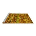 thumbnail image 2 of Ahgly Company Machine Washable Indoor Square Southwestern Yellow Country Area Rugs, 5' Square, 2 of 4