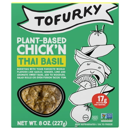 Tofurky Plant-Based Thai Basil Chick'n, 8 oz